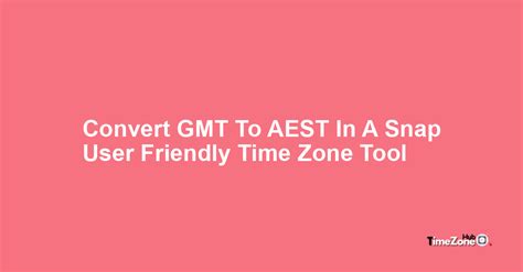 gmt+1 to aest|Convert GMT to AEST .